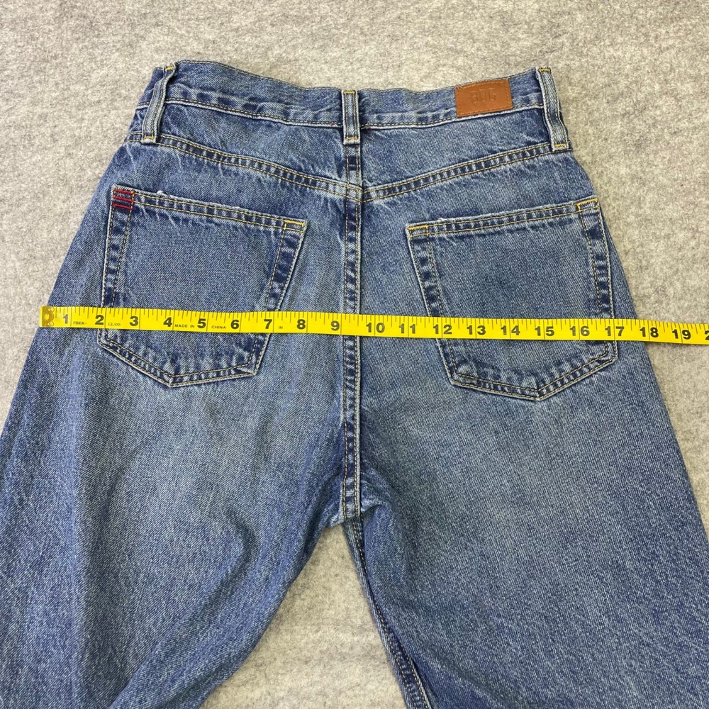 BDG Urban Outfitters Cowboy Jean High Rise Straight Leg Blue Denim Size 26 - Picture 12 of 13